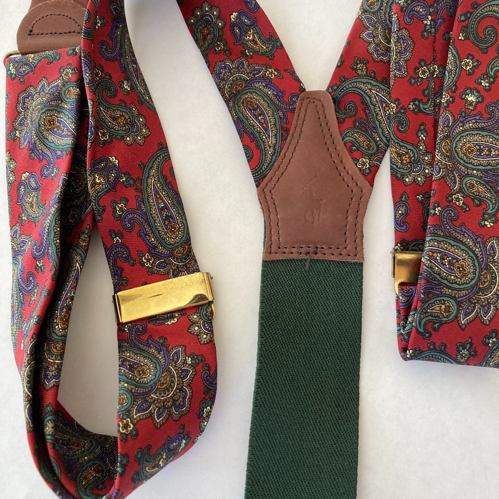 Vintage Women’s and men’s suspenders, also known as “braces”.